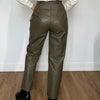 Green Leather trousers