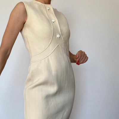 Beige Mod Dress