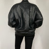 Bomber leather jacket