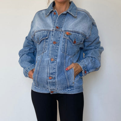 Oversized denim jacket