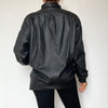 Bomber leather jacket