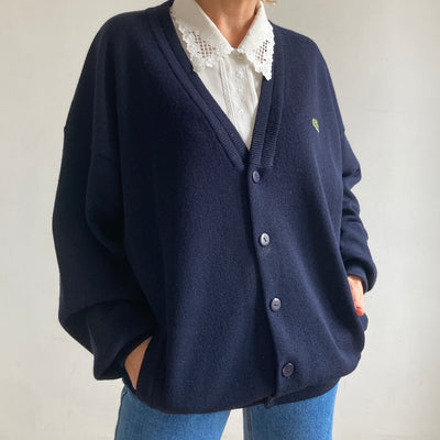 Blue Lacoste Cardigan