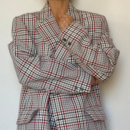 Plaid Blazer