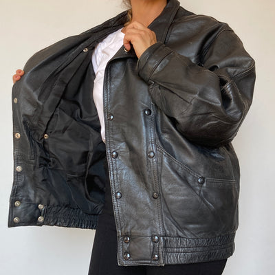 Woman leather jacket