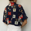 Boats & shields Print Blouse