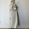 Beige Long Trench Coat