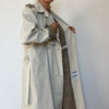 Beige Long Trench Coat