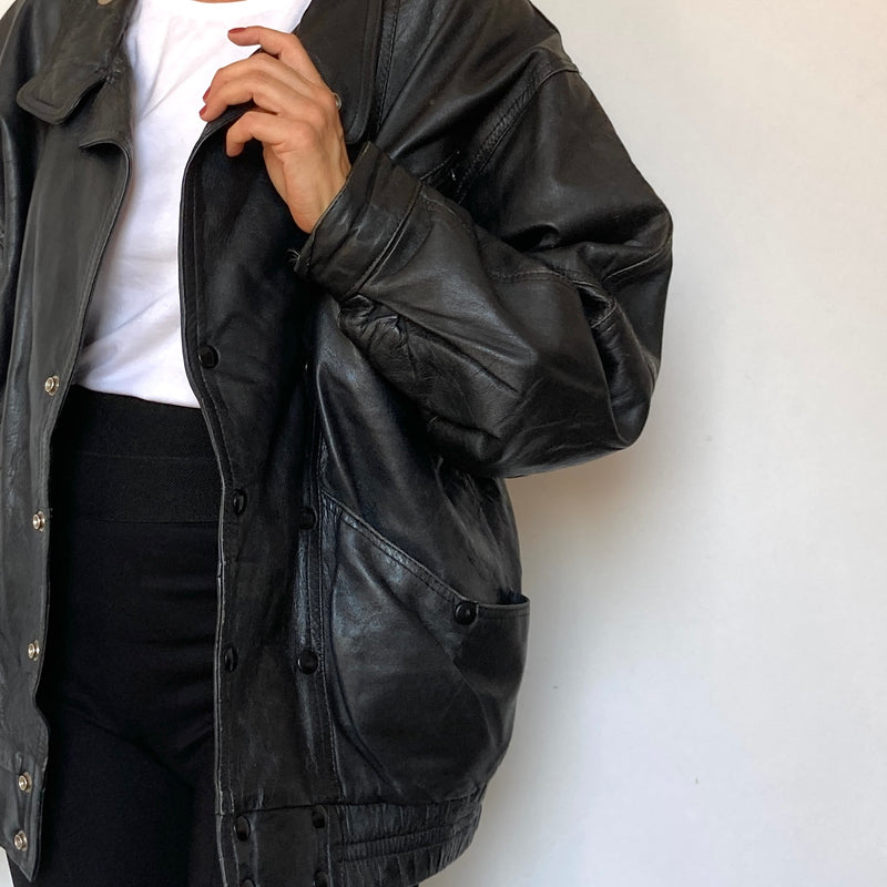 Woman leather jacket