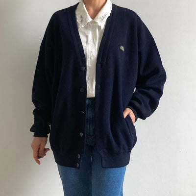 Blue Lacoste Cardigan