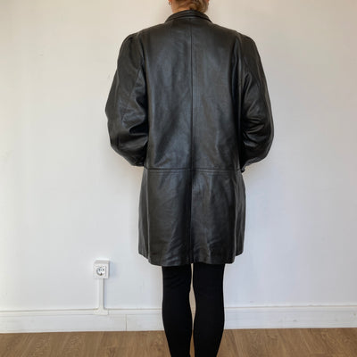 Puffy Sleeves Leather Jacket