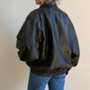 Bomber leather jacket