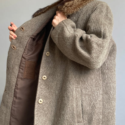 Gray Fur Coat