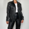 Bomber leather Vest-Jacket