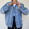 Oversized denim jacket