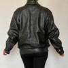 Black Bomber leather jacket