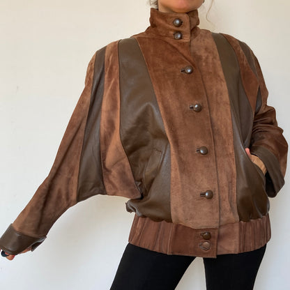 Striped Suede Jacket