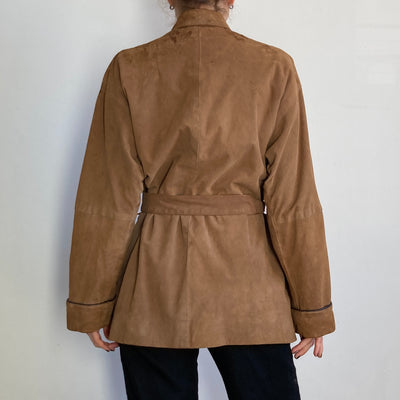 LOEWE Suede Coat