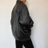 Bomber leather jacket