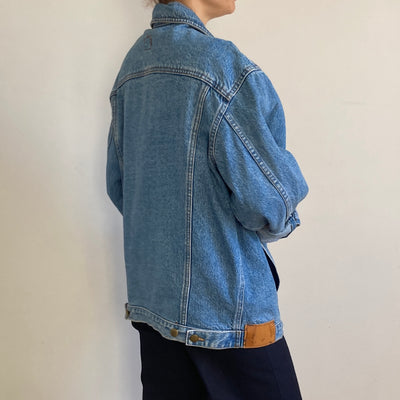 Oversized denim jacket