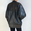 Bomber leather jacket